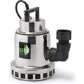 Eco Flo Products Eco-Flo SEP50M Submersible Water Fall Fountain Pump, Stainless Steel, 1/2 HP SEP50M